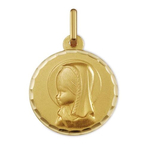 Medalla virgen niña oro 1603104n Joyería Rincón