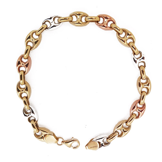 Pulsera calabrotes oro 139-02413