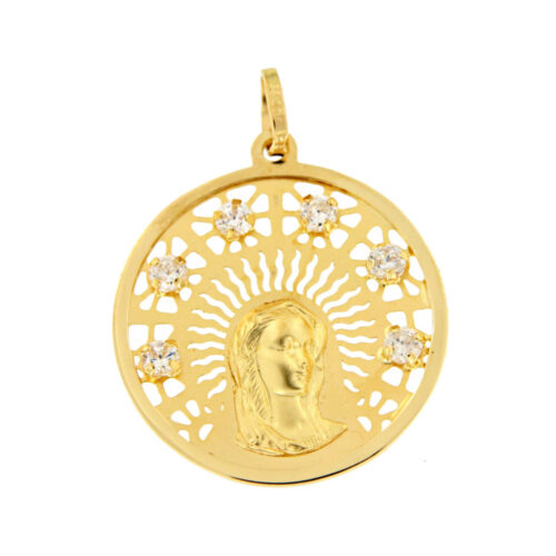 Medalla oro virgen niña DO20-11132-6 Joyería Rincón
